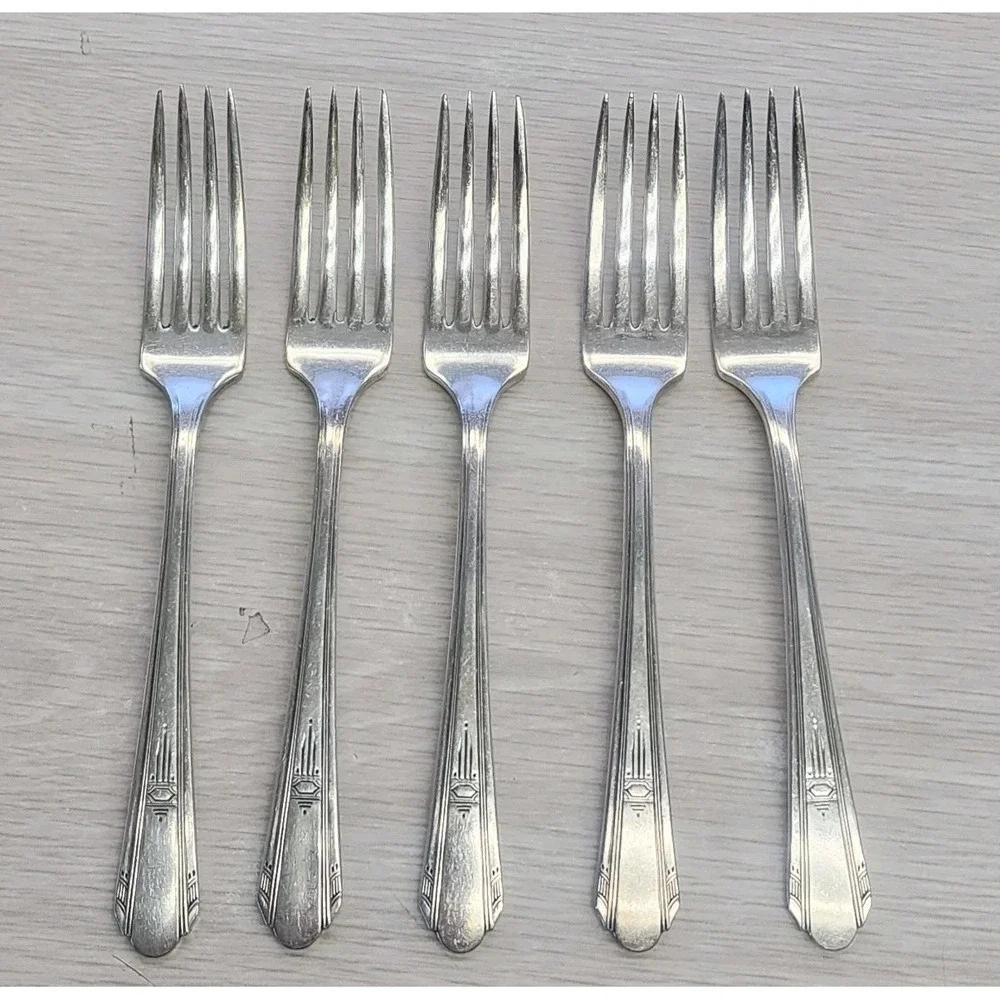 WM A Rogers Paramount Silver Overlaid Flatware 20 Replacement‎ Pcs Art Deco 1933